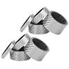 2 Set Carbon Fiber 5 10 15 20mm Bicycle Headset Front Fork Spacer Stem Bike WasherSilver