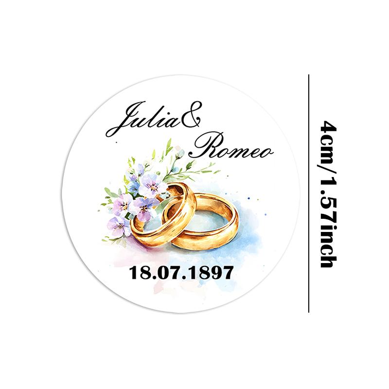 

20pcs Round Small and Delicate Customizable Time Label Stickers Adult Birthday Party Wedding Celebration Decoration Supplies other