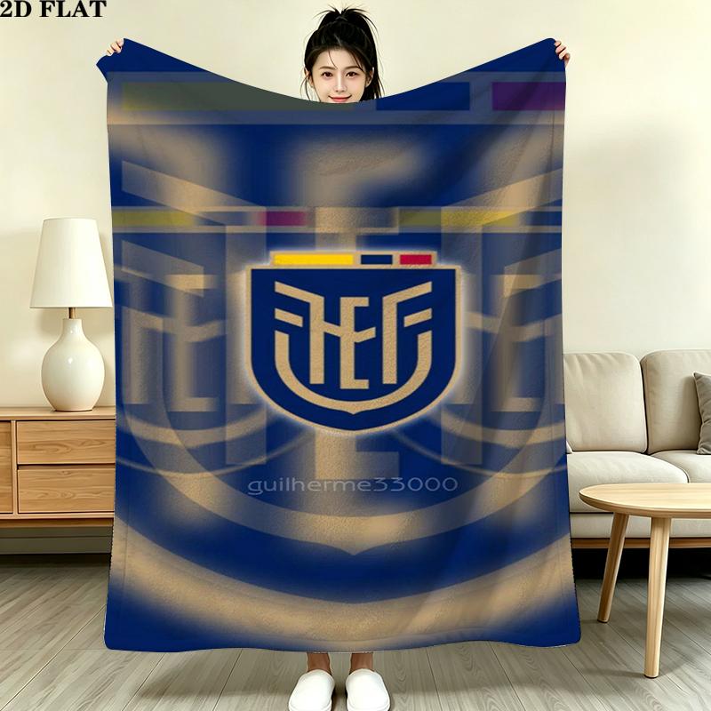 Ecuador Print Flannel Blanket High Quality Warm Comfortable Cover for All Seasons Perfect for Gifts Home Decor