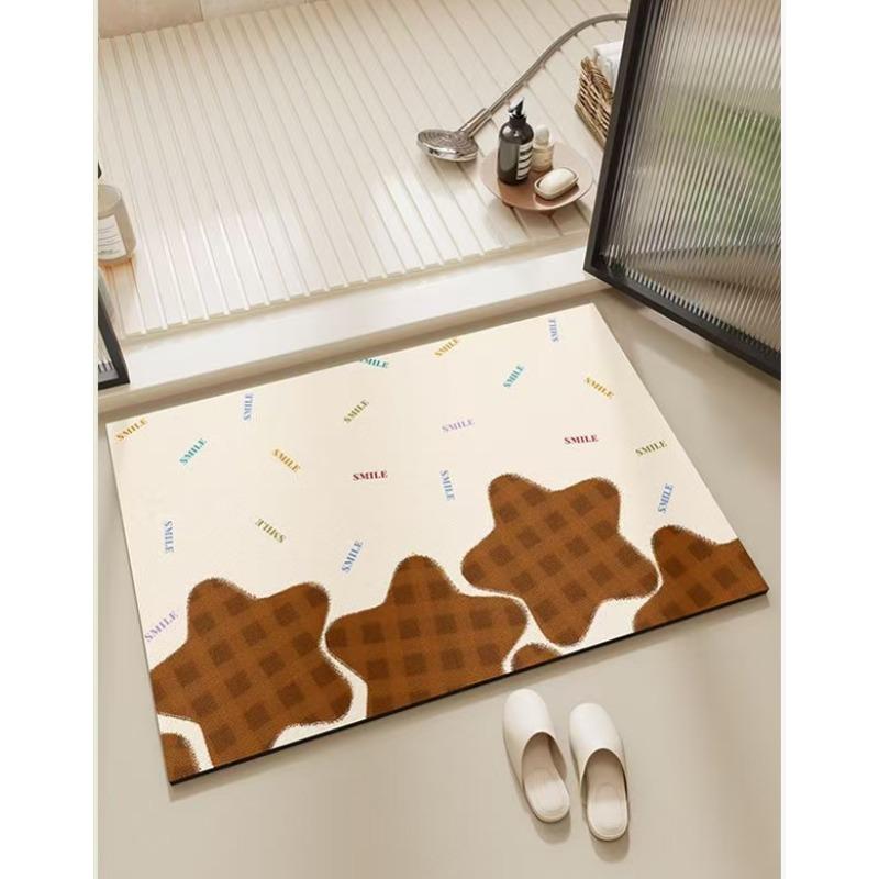 Bathroom absorbent diatom mud toilet doormat toilet toilet floor mat toilet carpet