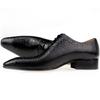 Fashion Men's Casual Dress Shoes Classic Oxfords Formal Modern Business Shoes Social Male Wedding Dress Sapato Loafer Serpentine Print