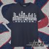 Houston Football Greatest Of All Time Team Legends, Houston City Skyline Shirt and kids tshirt