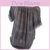 Stylish Chiffon Off-shoulder T-shirt Blouse For Women Featuring Elegant Design And Versatile Colors