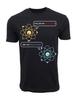 Men's and Women's T-shirts ELECTRON AND POSITIVE GRAPHIC
