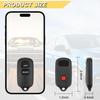 Key Fob for 01-06 Toyota Highlander/ 00-06 Celica Echo/ 00-03 Prius/ 01-04 RAV4/ 04-06 Tundra/ 99-09 4Runner/ 04-07 xB, HYQ12BBX HYQ12BAN, 2Pcs