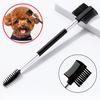 Dog Comb Mini Face Brush for Puppy Comb Dogs Eye Brush Mouth Hair Brush for Cat Tears Cleaning Dog Grooming Pet Hair Remover