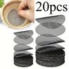 Round Drainage Hole Mesh Pad for Flower Pots, Preventing Soil Loss and Waterproofing, Plant Drainage Mesh Discs, Bottom Mesh Pads for Bonsai Pots