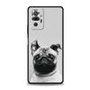 Animal Black Pug Close Up Phone Case For Xiaomi Redmi Note 14 13 5G 10 11 12 Pro Plus 4G 14C 13C 12C 10C Black Cover