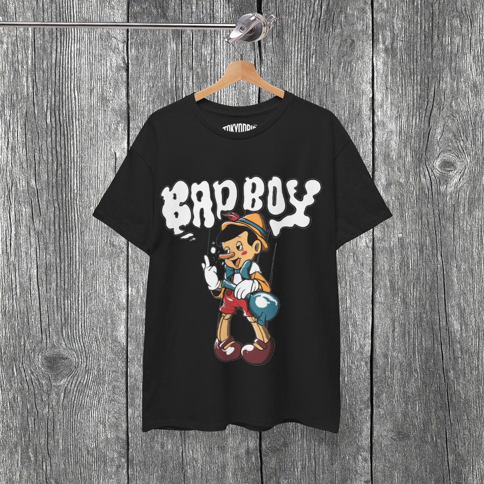 Pinocchio Bad Boy T-Shirt, Unisex Heavy Cotton Tee 3XL