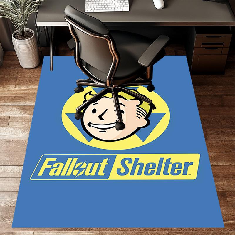1pc NUKA-BOMBS Fallout1 Design Printed Area Rug Carpet for Bedroom Living Room Home Decor Rugs Mat Non Slip Mat Rug for Bedside