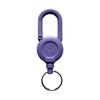 Colorful Anti-Theft Metal Easy-To-Pull Buckle Rope Elastic Keychain Sporty Retractable Key Ring Anti Lost Yoyo Ski Pass Id Card