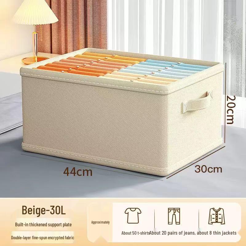Pure Gray Drawer-Type Storage Box for Clothes, Pants, and Toys - Multi-functional, Layer-Free Organizer for Dormitories