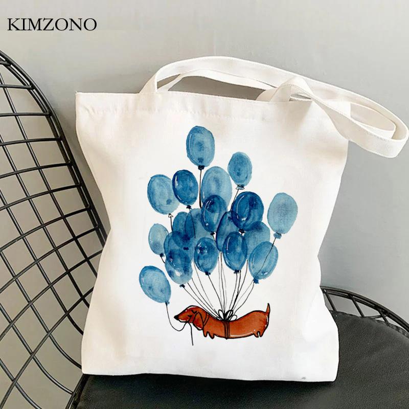 French Bulldog Shopping Bag Bolsas De Tela Eco Jute Bag Shopping Bolso Handbag Bag Shoping Fabric Sacola Net Sac Toile