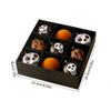 Halloween Ornaments For Tree Halloween Tree Ornaments Skulls & Pumpkins Pattern Ball Decor Portable Halloween Supplies Colorful