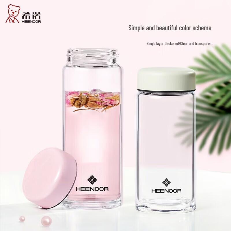 Heenoor N-6110 Single-Layer Glass Water Bottle