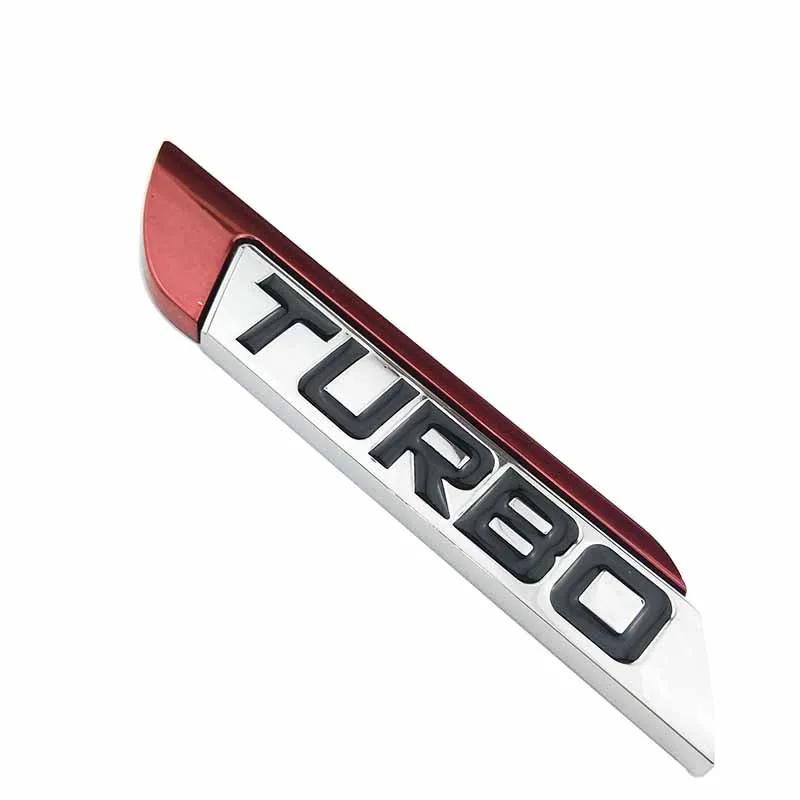 Car Emblem Sticker TURBO METAL GRILL Rear Trunk Car Badge Focus VW Skoda Seat Lada