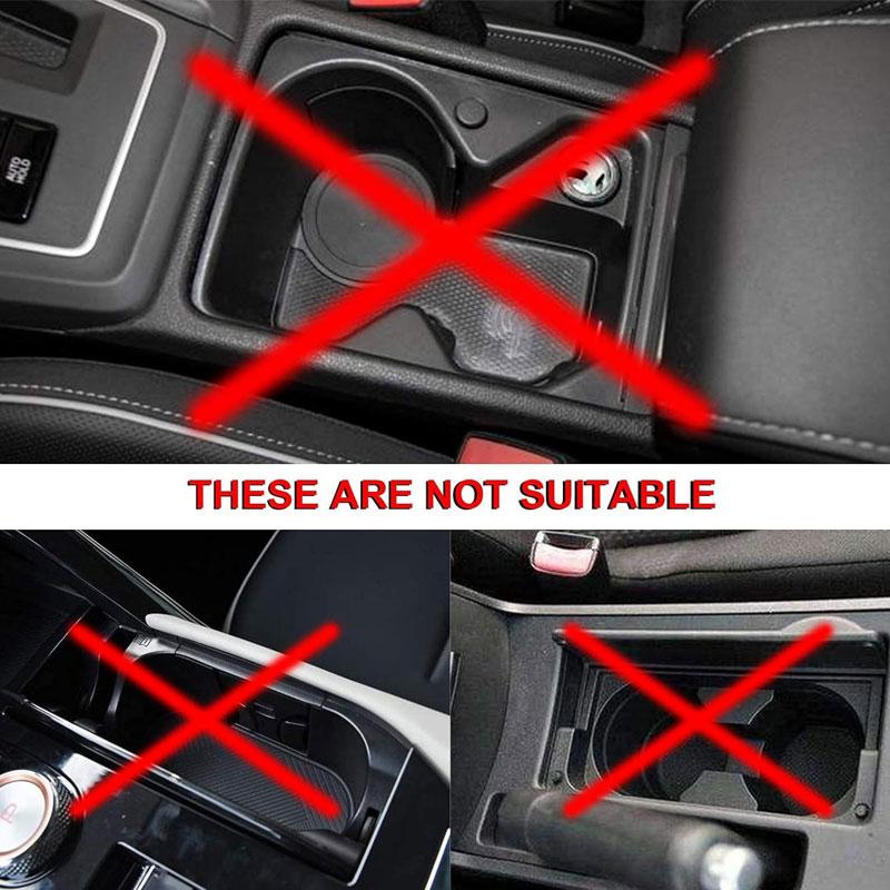 Expandér držáku pohárku do auta 2 v 1 360° nastavitelná základna Držák kávových nápojů Stabilní dvojitý držák pohárku proti otřesům