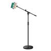 Metal Round Base Vertical Microphone Stand for KTV, Studio, Stage, or Camera/Projector Use