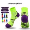 Professional Men's and Women's Mid-Calf Running & Sports Socks with Towel Bottom for Marathon, Basketball, and Badminton