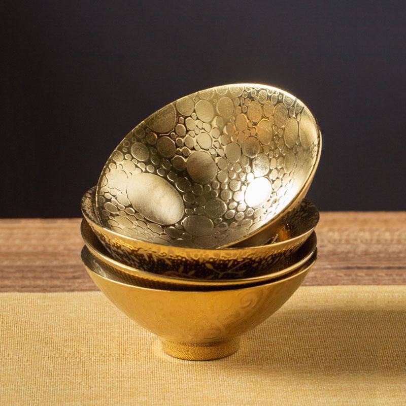 Multicolor Gilding Tea Cup Ceramic Teacup Chinese Style Retro Handmade Golden Tea Cup Vintage Tea Set Home Tea Bowl Master