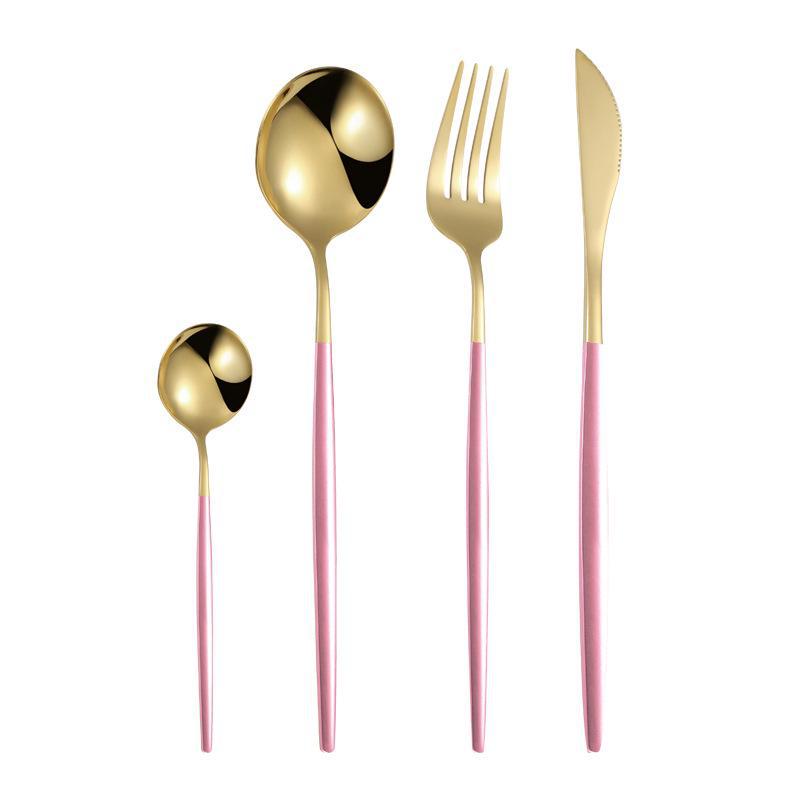 European High-Value Stainless Steel Tableware Set: Portuguese Knife, Fork, and Spoon for Hotels and Western Dining