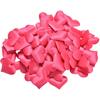 AKOAK 100 Pcs Love Heart Shaped Sponge Petals Handmade DIY Petal Birthday Table Wedding Party Supplies Decoration (Rose Red)