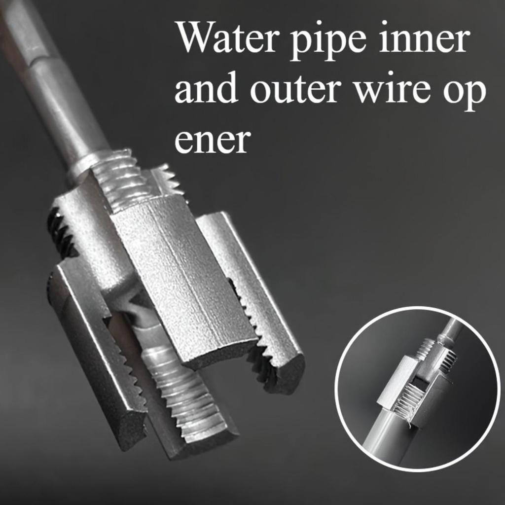 Drill Bit Set Portable Pipe Opener High Hardness Tool Lightweight And Compact Robust For Various Pipes