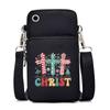 Christmas Christmas Printed Versatile Mobile Phone Bag Multifunctional Going Out Portable Messenger Bag