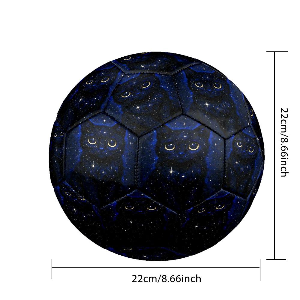 1pc Galactic Kitten Size 5 Soccer Ball Professional Match Training Football Indoor &Outdoor Sports Ball Lightweight Durable C6517