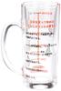 Sun Art Alcohol Intake Glass Beer a Fun Tableware Design for Alcohol Men and A Fun Gift for and SAN1982 "Moderate Mug" Mug, Lovers, Women. Birthdays,