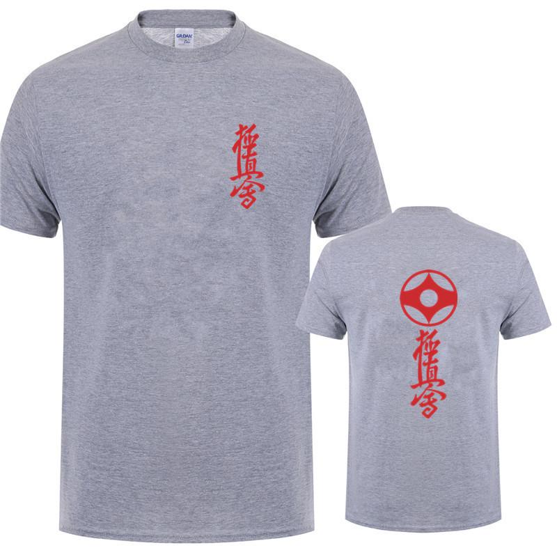 Summer Kyokushin Karate T Shirts Cool Printed Unisexs Short Sleeve Cotton Japan Karate Tshirt Unisex Funny Tee Shirt Ot602