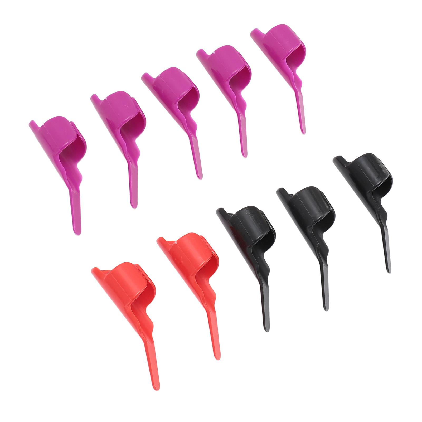 

10pcs Sewing Fingerthing Pusher Thread Controller Colourful Finger Protector Awl and Fabric Pusher Sewing Fabric