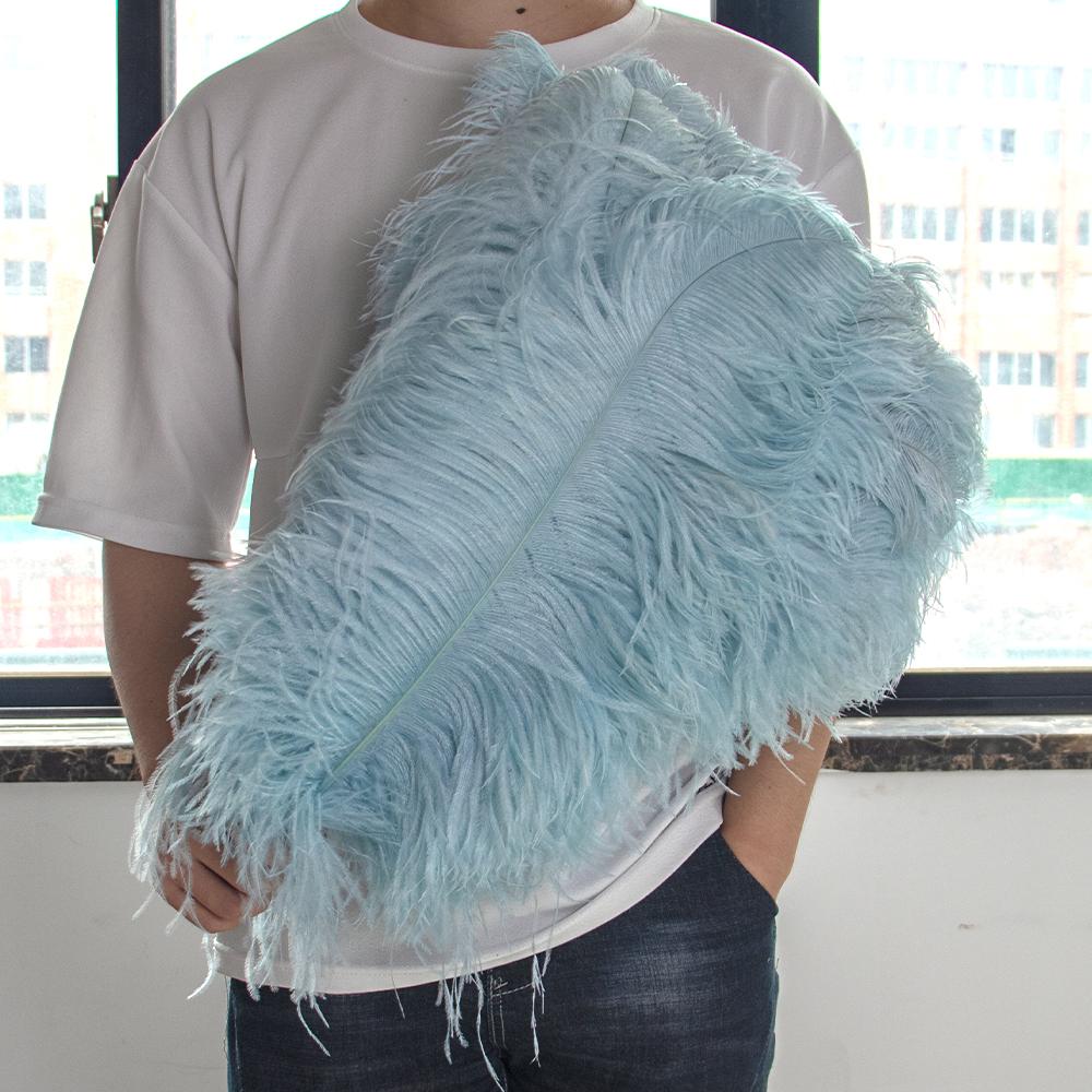 10PCS Ostrich Feathers 35-60cm Black Ostrich Feather for Diy Wedding Table Centerpiece Home Vase Decoration Crafts High Quality