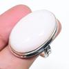 Natürlicher Mondstein Edelstein 925 Sterling Silber Schmuck Ringgröße 8.5 AR-16860