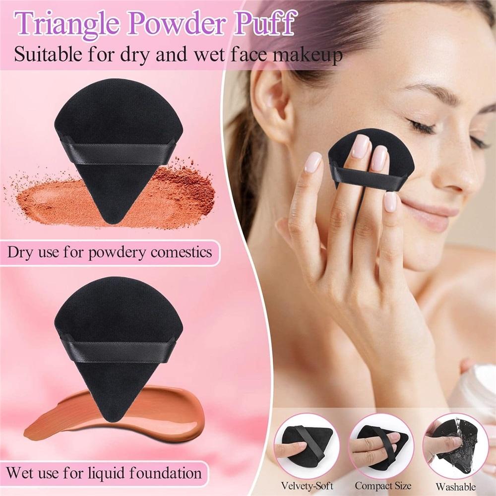 228-piece makeup tool set, including triangular powder puffs, mascara brushes, lip applicators, eyeliner brushes - disposable items