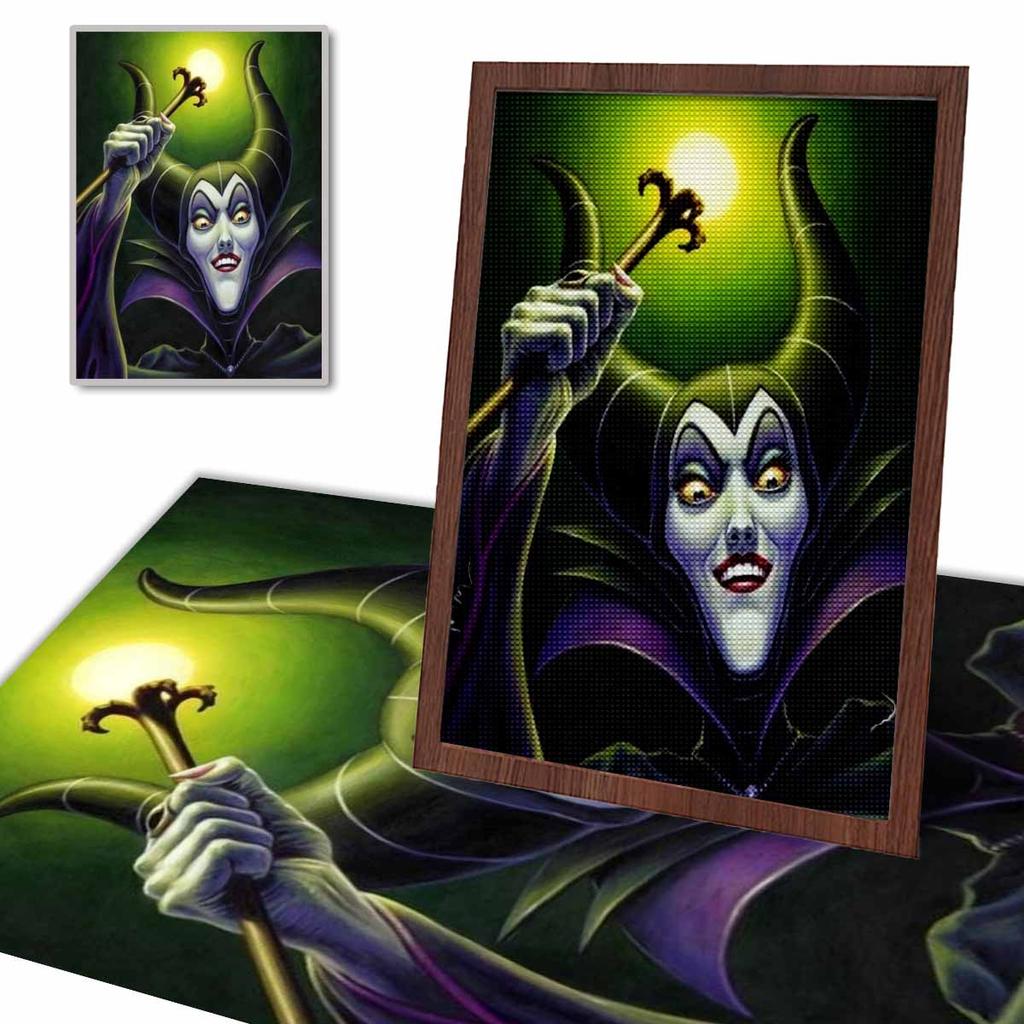 5D Diy Diamond Painting Evil Witch Full Drill Rhinestones Mosaic Embroidery Handmade Products Home Decor Gift