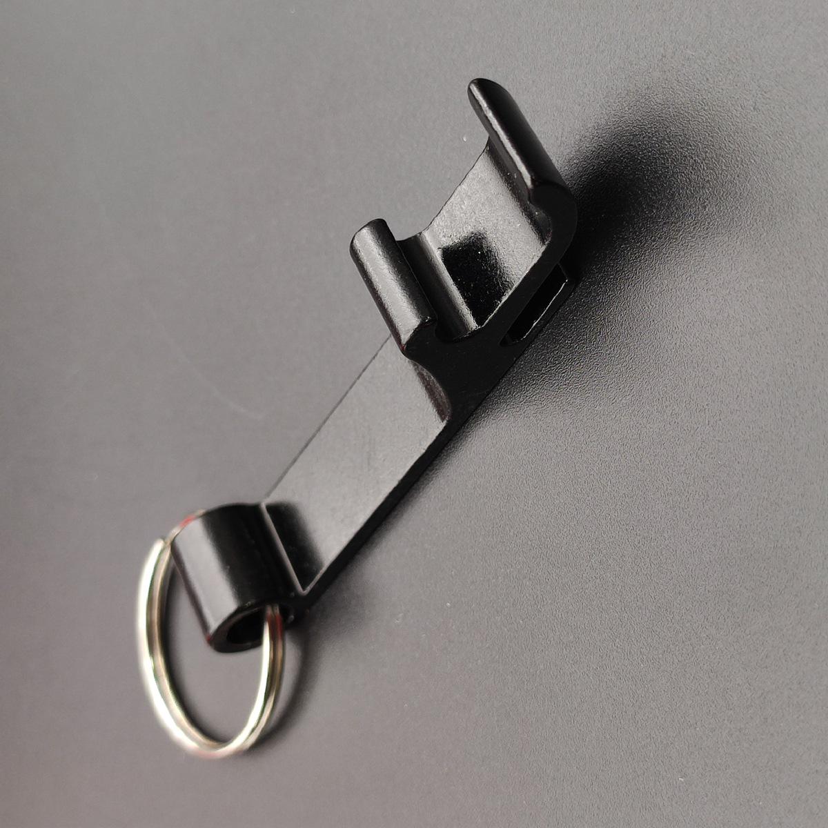 

Красочный брелок-открывалка для бутылок с логотипом на заказ - Идеально для корпоративных мероприятий и рекламных подарков чёрный