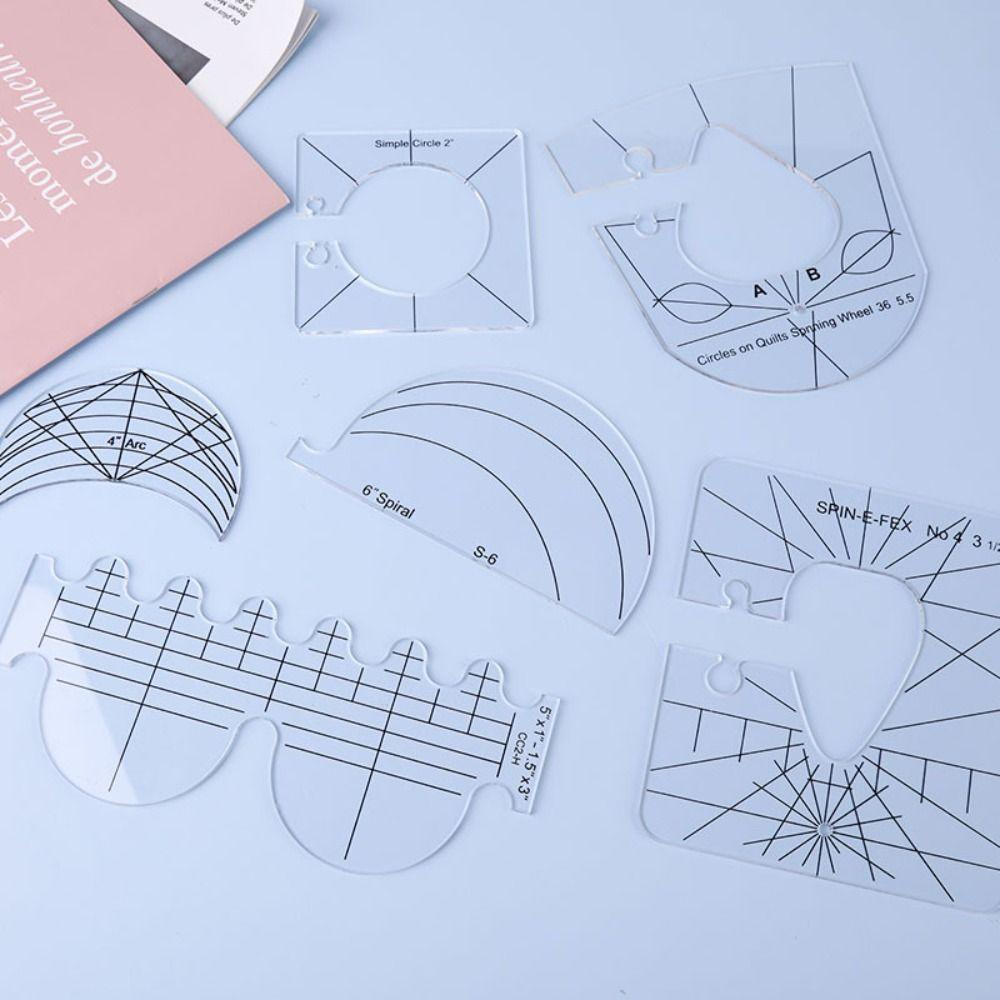DIY Quilting Tools Acrylic Quilter Ruler New Apparel Sewing Supplie