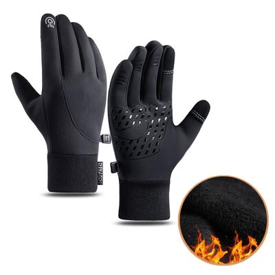 Wasserdichte Fahrradhandschuhe, Winter-Touchscreen-Fahrradhandschuhe, Outdoor-Roller, winddicht, Reiten, Motorrad, Ski, warme Fahrradhandschuhe