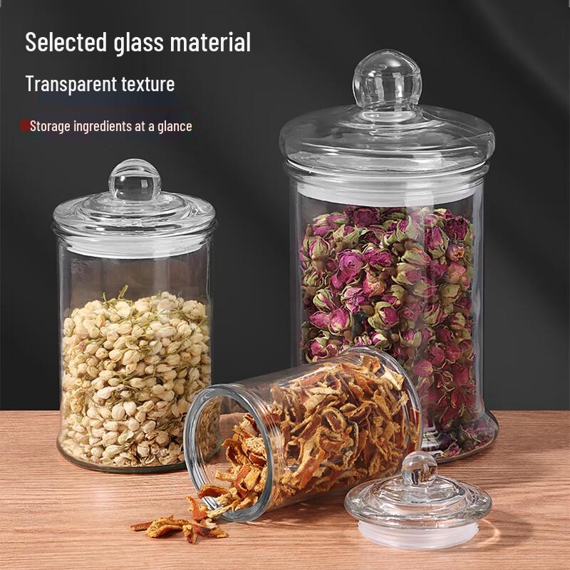 Thickened Glass Sealed Storage Jars