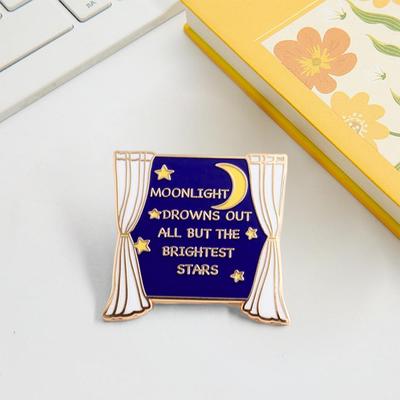 Bright Star Tolkien Quote Enamel Pin