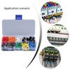 Electrician Choice 400pcs Insulated Terminals Set Comprehensive Electrical Connector Set 400pcs/set for Wiring & Repairs