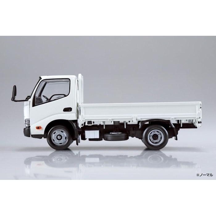 Aoshima Snap Kit No.23-WE Hino Dutro Flatbed Truck (White) 1/32 Scale Plastic Model