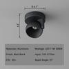 LED Ceiling Spotlight Dimmable Flush Mount Adjustable Spotlight, Directional Spotlight for Pictures Living Room Bedroom Foyer - 3000K 11W 25°