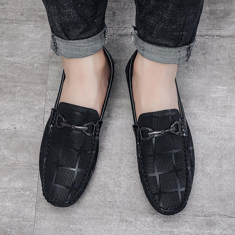 Spring and Summer Doudou Shoes 2025 New One-pedal Men's Shoes Breathable Casual Trendy Loafer Men's Driving Shoes Soft Sole