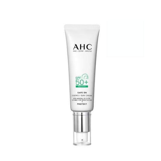 AHC Safe On Essence Sun Cream SPF50+ PA++++ Hydrating UV Protection 50ml