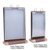Wooden Holder Ads Display Stand Multi Page Sign Holder Display Stand Menu Card Holder  Dinner Party