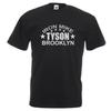 Maglietta Nera Unisex Sportiva da Adulti Iron Mike Tyson Campione di Pugilato di Brooklyn
