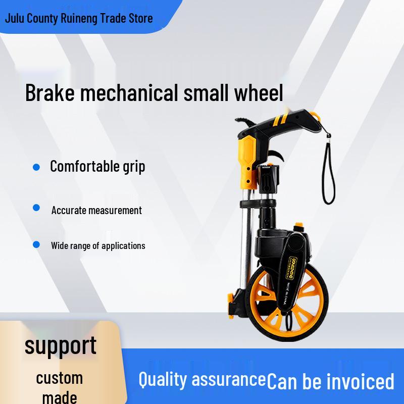 High-Precision Mechanical Rolling Distance Measuring Wheel