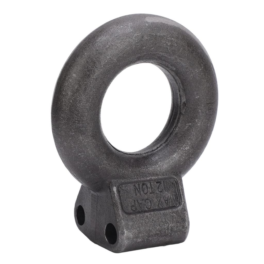 Tow Eye 3in Inner Diameter 12 Ton 25000lb MGTW Towing Eye Pintle Hitch Lunette Ring for Caravan Trailer Construction